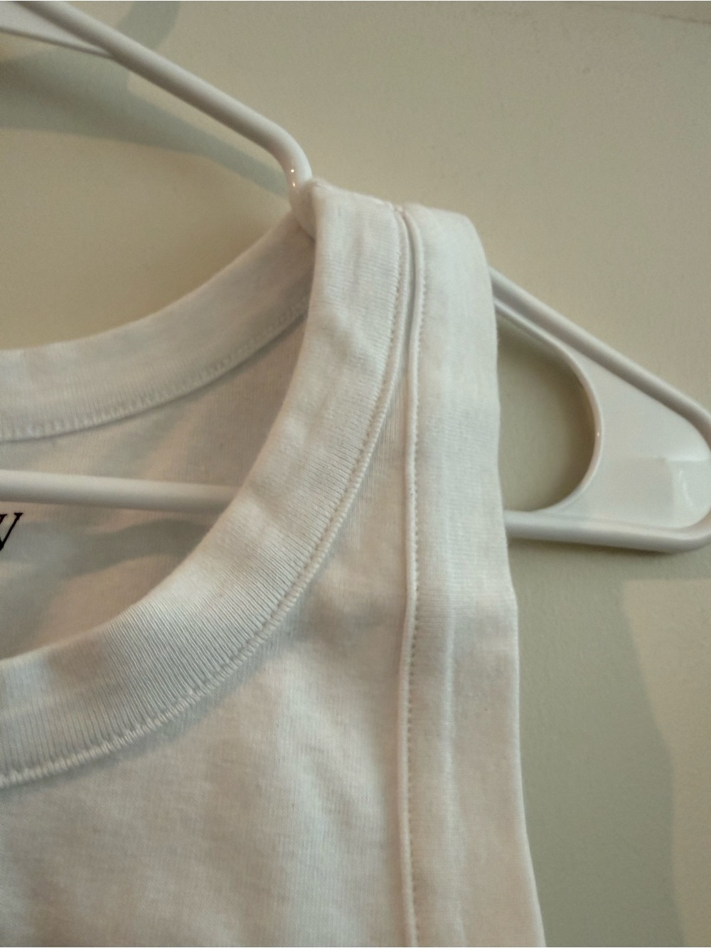 J. Crew White Ribbed Tank - Picture 3 of 4